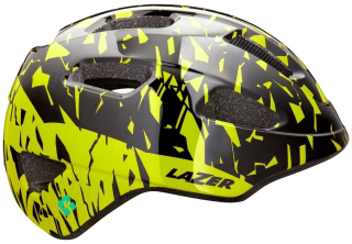 LAZER dětská přilba NUTZ KinetiCore, černá/reflexní žlutá, UNI/50-56 cm