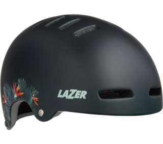 LAZER volnočasová přilba ARMOR Led, zelená mat/flowers, M/55-59 cm
