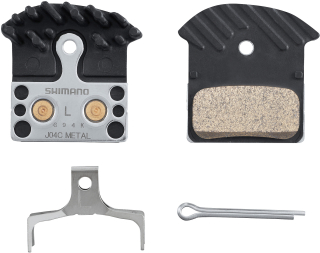 SHIMANO brzdové destičky J04C-MF kov+chladič MTB 2písté 1 pár