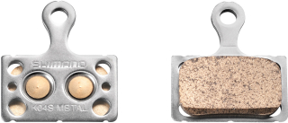SHIMANO brzdové destičky K04S-MX kovové Flat mount 1 pár