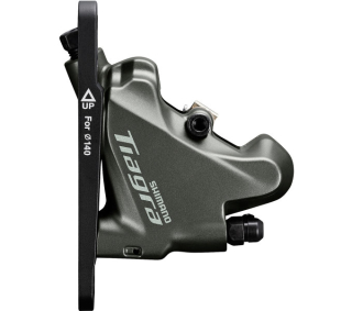 SHIMANO brzda TIAGRA BR-4770 kot (hydr) třmen přední flat mount polymer + chladič pro 140/160 RT