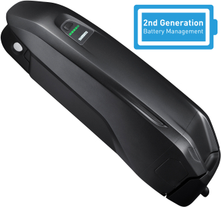 SHIMANO baterie E-BIKE SYSTEMS BT-EN605 upev na dol rám trub 504 Wh černá