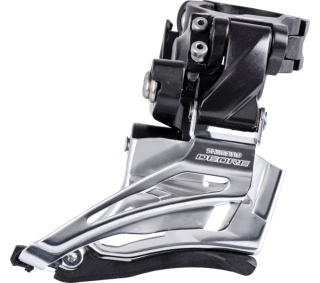 SHIMANO přesmykač DEORE FD-M6025 pro 2x10 obj. 34,9/31,8 + 28,6 Down-swing dual pull pro 34-38z max