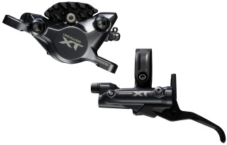 SHIMANO kot brzd-set XT BR-M8200+BL-M8200 před/levá J-kit (BL) bez adapt kov + chl BH90/100cm