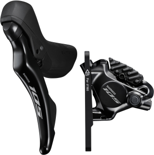 SHIMANO kot brzd-set 105 BR-R7170+ST-R7120 před/levá J-kit (ST) polymer + chl BH90/100cm pro 160mm k