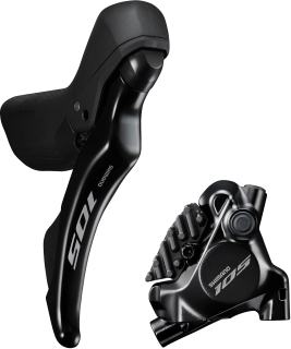 SHIMANO kot brzd-set 105 BR-R7170+ST-R7120 zad/pravá J-kit (ST) bez adapt polymer + chl BH90/170cm