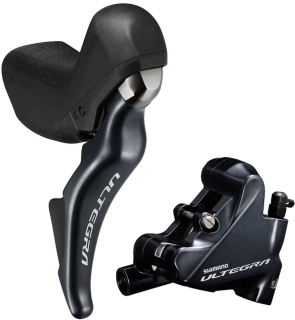 SHIMANO kot brzd-set ULTEGRA BR-R8070+ST-R8025 zad/pravá J-kit (ST) bez adapt polymer + chl Mount Th