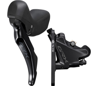 SHIMANO kot brzd-set GRX BR-RX400+ST-RX400 před/levá J-kit (ST) polymer + chl BH90/100cm pro 160mm k