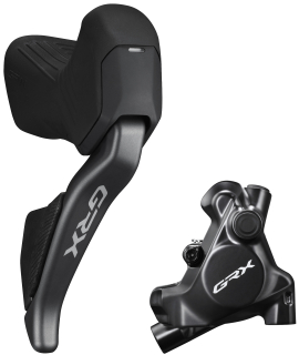 SHIMANO kot brzd-set GRX BR-RX820+ST-RX825 zad/pravá J-kit Di2 bez adapt polymer + chl BH90/170cm pr