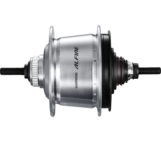 SHIMANO nába ALFINE SG-S7001-8 OLD 135 mm 8 rychl 32 děr kot / CL stříbrná osa 187mm