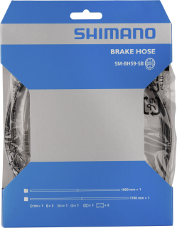 SHIMANO brzdová hadička SM-BH59-SB 1000 mm set pro DiscBrzdy, černá