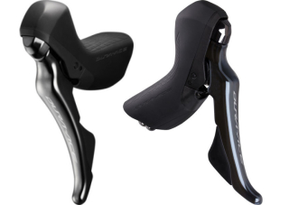 SHIMANO řad/brzd. páky pár DURA-ACE ST-R9120 pro mech řaz + hydr. brzd 2x11 rychl