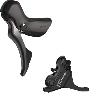 SHIMANO kot brzd-set CUES BR-U6030+ST-U6030 před/levá J-kit (ST) polymer BH59/100cm pro 160mm kot