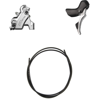 SHIMANO kot brzd-set CUES BR-U6030+ST-U6030 zad/pravá J-kit (ST) polymer BH59/170cm stříbrná pro 25