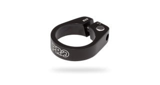 PRO sedlovková objímka plná, 28,6 mm, černá
