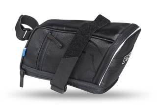 PRO podsedlová brašna MAXI PLUS, upevnění popruhem, 1,5-2l, černá