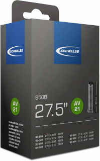 SCHWALBE duše 27.5", 40/62-584, AV 40 mm, STANDARD, BUTYL, 205 g