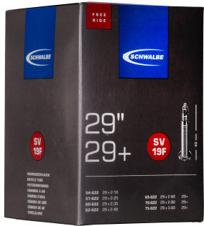 SCHWALBE duše UNIVERZÁLNÍ 27.5"/28"/29", 54/75-584/622, SV 40 mm, FREERIDE, BUTYL, 215 g