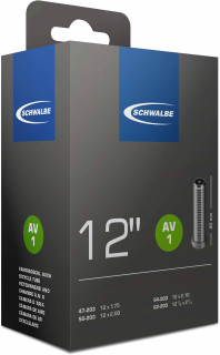 SCHWALBE duše 12", 47/62-203, AV 40 mm, STANDARD, BUTYL, 80 g