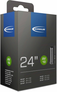 SCHWALBE duše 24", 40/62-507, AV 40 mm, STANDARD, BUTYL, 165 g