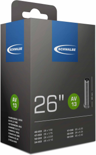 SCHWALBE duše 26", 30/47-559/597, AV 40 mm, STANDARD, BUTYL, 140 g