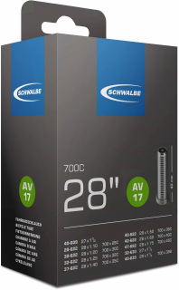 SCHWALBE duše 28", 28/47-622/635, AV 40 mm, STANDARD, BUTYL, 150 g