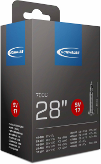 SCHWALBE duše 28", 28/47-622/635, SV 40 mm, STANDARD, BUTYL, 150 g