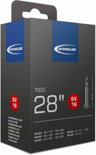 SCHWALBE duše 28", 28/32-622/630, SV 40 mm, STANDARD, BUTYL, 135 g