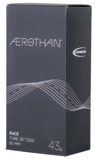 SCHWALBE duše 28", 23/28-622, SV 60 mm, AEROTHAN, TPU, 43 g