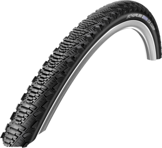 SCHWALBE plášť CX COMP,47-406,20x1.75,K-Guard,dušový,drát,425 g,černá/reflexní
