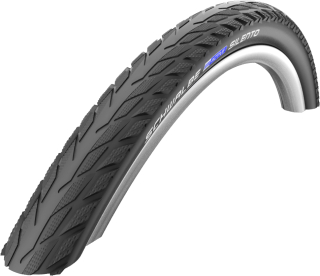 SCHWALBE plášť SILENTO,47-622,28x1.75,K-Guard,dušový,drát,695 g,černá/reflexní