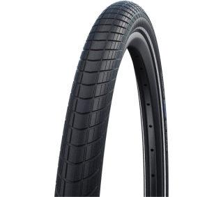 SCHWALBE plášť BIG APPLE,55-559,26x2.15,RaceGuard,dušový,drát,710 g,černá/reflexní