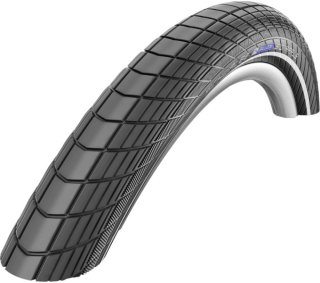 SCHWALBE plášť BIG APPLE,55-622,28x2.15,RaceGuard,dušový,drát,810 g,černá/reflexní