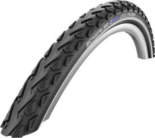 SCHWALBE plášť LAND CRUISER,37-622,28x1.40,700x35C,K-Guard,dušový,drát,710 g,černá