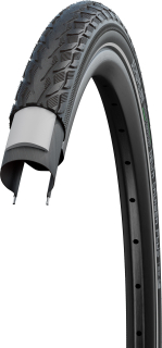 SCHWALBE plášť DELTA CRUISER PLUS,37-622,28x1.40,700x35C,PunctureGuard,dušový,drát,775 g,černá/refle