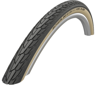 SCHWALBE plášť ROAD CRUISER,47-559,26x1.75,K-Guard,dušový,drát,720 g,černá/hnědá