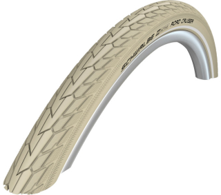 SCHWALBE plášť ROAD CRUISER,47-559,26x1.75,K-Guard,dušový,drát,720 g,krémová/reflexní