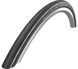 SCHWALBE plášť LUGANO II,25-622,700x25C,K-Guard,dušový,drát,365 g,černá/bílá