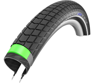 SCHWALBE plášť BIG BEN PLUS,55-584,27.5x2.15,DD, GreenGuard,dušový,drát,960 g,černá/reflexní