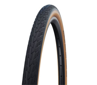 SCHWALBE plášť ROAD CRUISER,28/32-630,27x1 1/4,K-Guard,dušový,drát,550 g,černá/hnědá