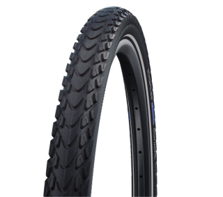 SCHWALBE plášť MARATHON MONDIAL,42-622,28x1.60,RaceGuard,dušový,drát,670 g,černá/reflexní