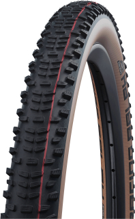 SCHWALBE plášť RACING RALPH,60-622,29x2.35,Super Race,TLE,skládací,745 g,černá/hnědá