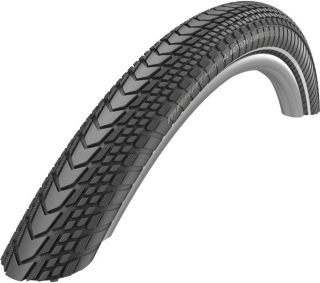 SCHWALBE plášť MARATHON ALMOTION,55-622,28x2.15,V-Guard,dušový,skládací,730 g,černá/reflexní