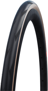 SCHWALBE plášť PRO ONE,25-622,700x25C,Super Race, V-Guard,TLE,skládací,265 g,černá/hnědá