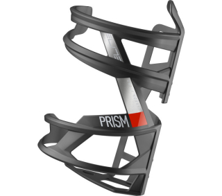 ELITE košík PRISM LEFT Carbon černý matný/červený